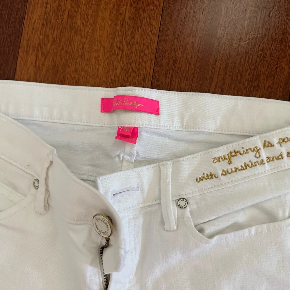 White Lilly Pulitzer jeans - Picture 3 of 6